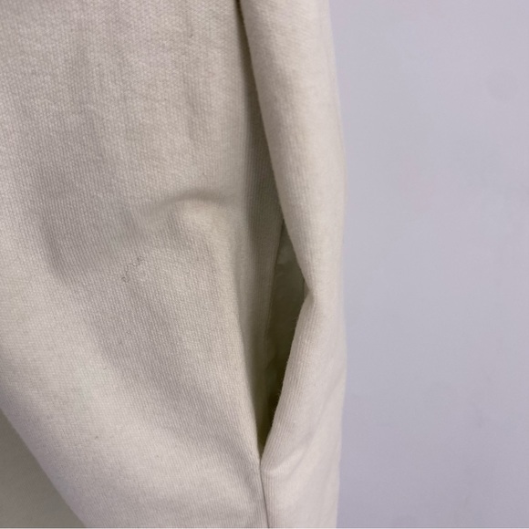 DVF Cream Cotton office Sheath Dress cinched waist Side Straps Short Sleeve - Picture 8 of 8